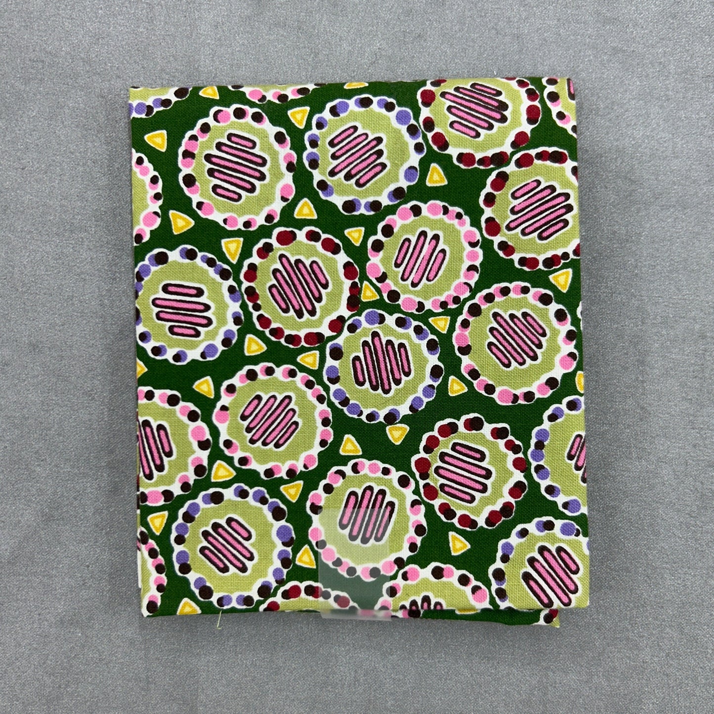 Fat Quarter green multi color geometric