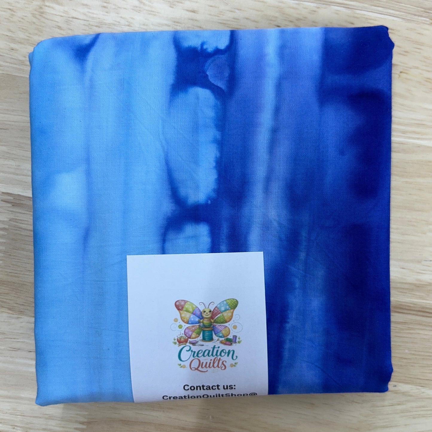 Blue gradient batik ombre