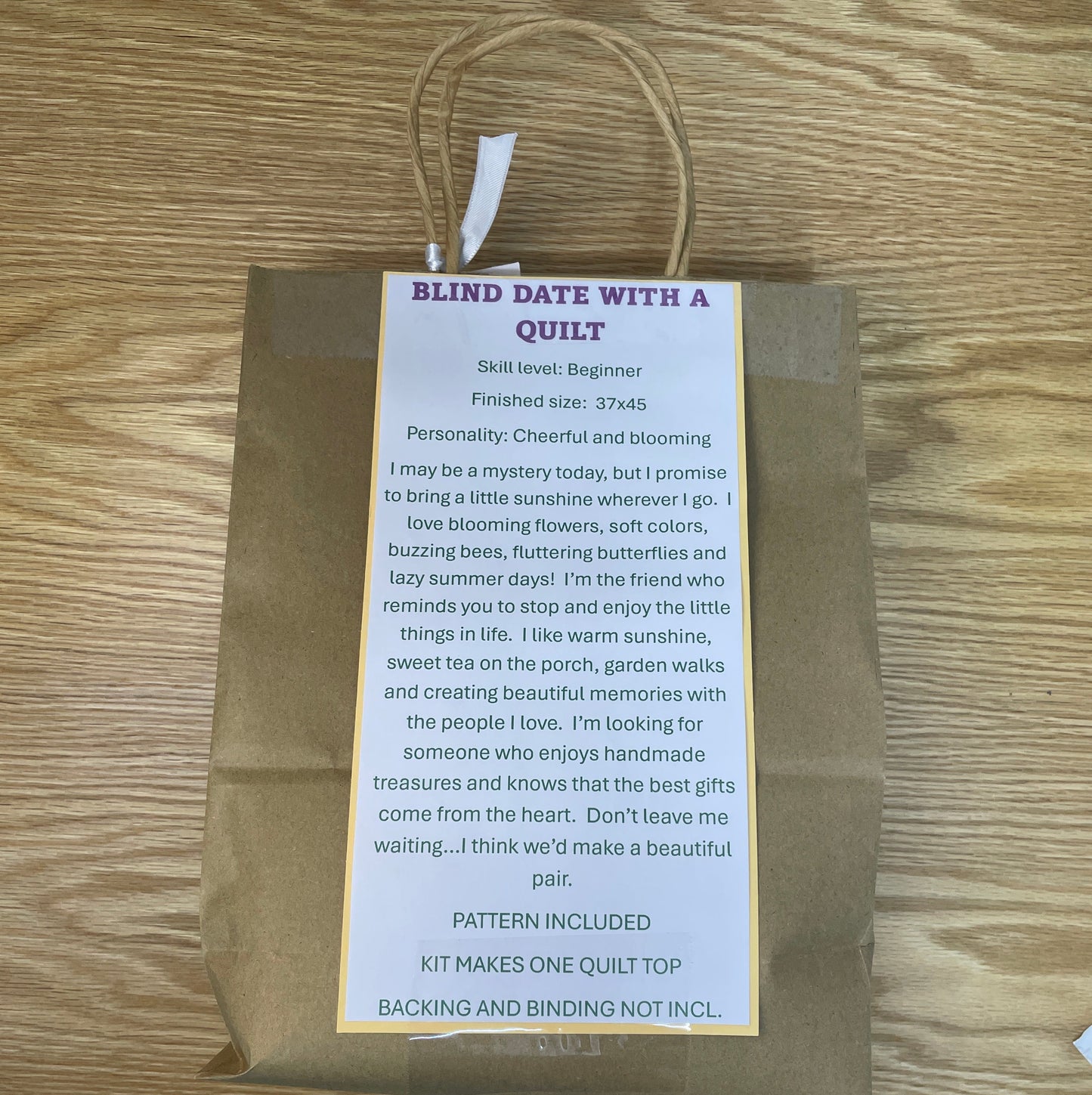 Blind Date With a Quilt - Cheerful & Blooming