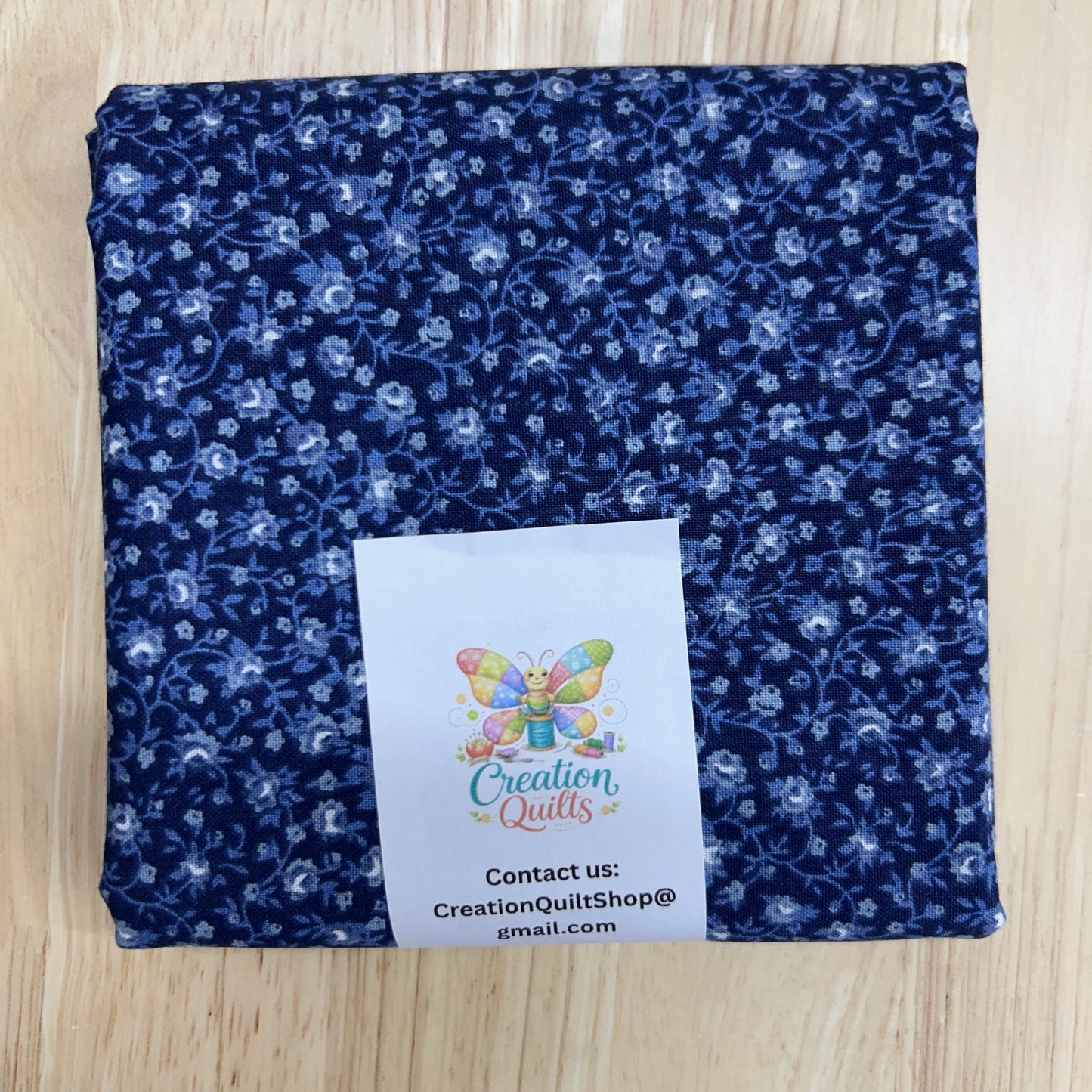 Dark Blue floral