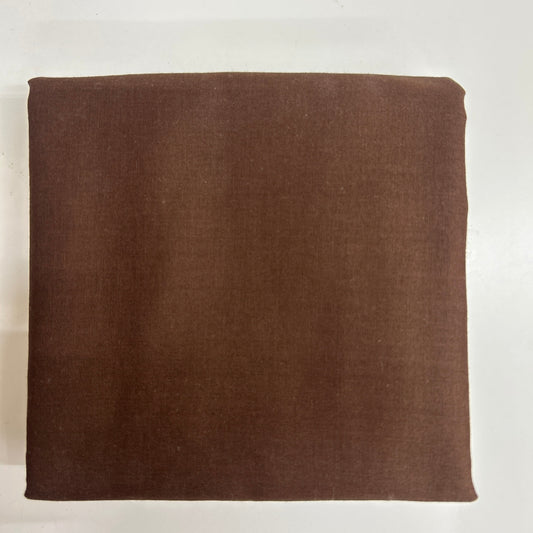 Precut solid brown yd