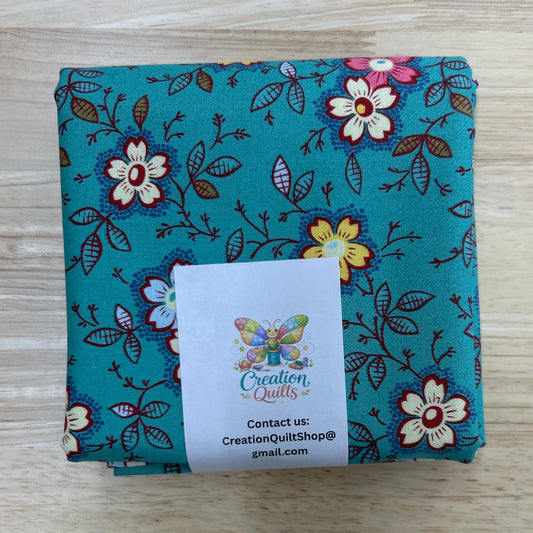 MDG Happy Floral Teal