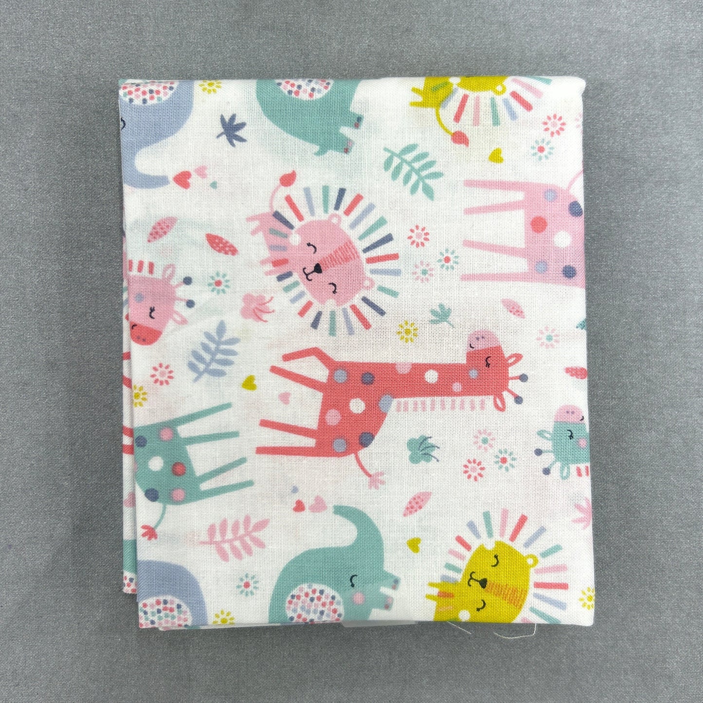 Fat Quarter pastel circus animals