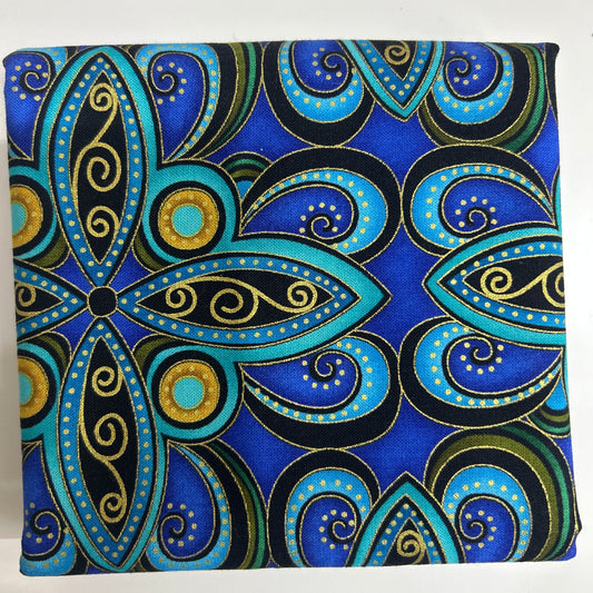 Timeless treasures blue gold