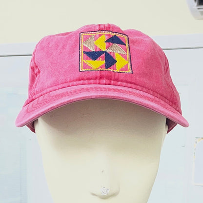 Hat (Pink) Quilt Block - "Sew Full of Joy"