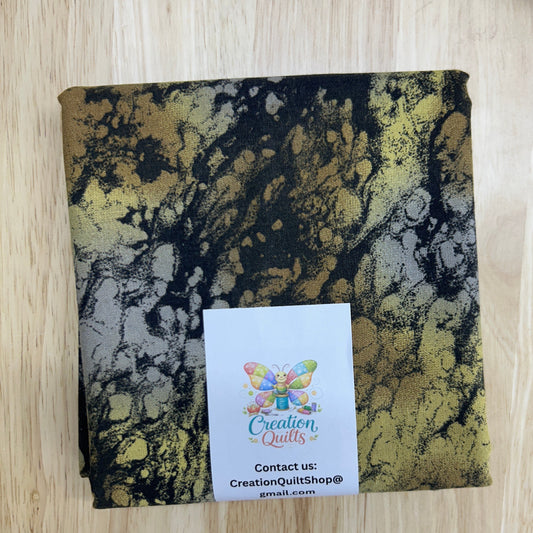 Black & Gold mottled