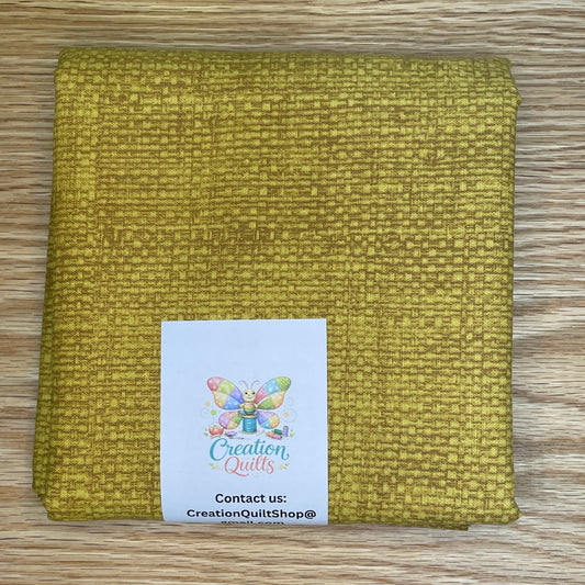 Burlap Quilting Cotton - Gold