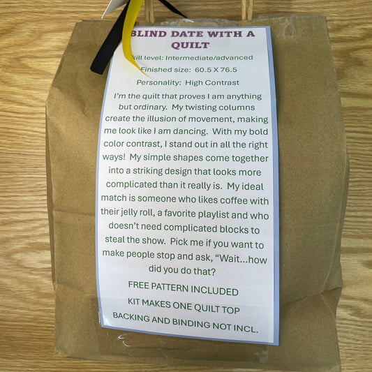 Blind Date With a Quilt - High Contrast