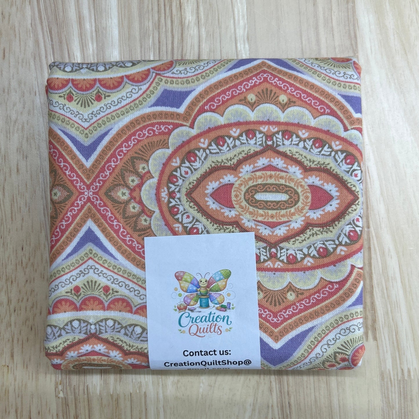 Joann - Peach mosaic - multicolor