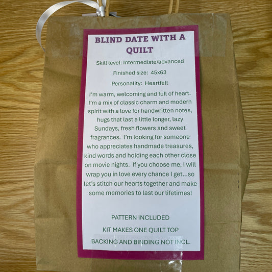 Blind Date With a Quilt - Heart Felt