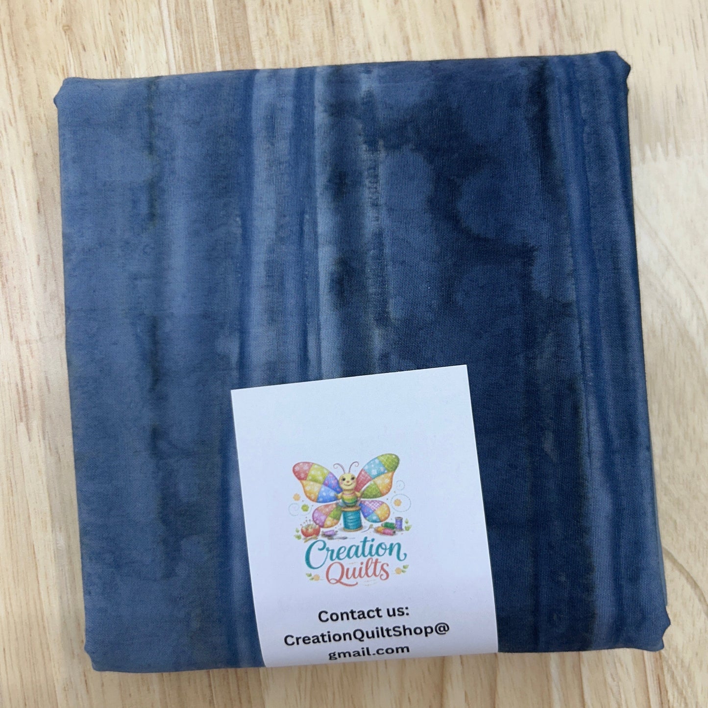 Ombre batik grey blue to black