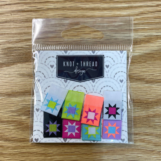 1/2" Colorful Stars labels