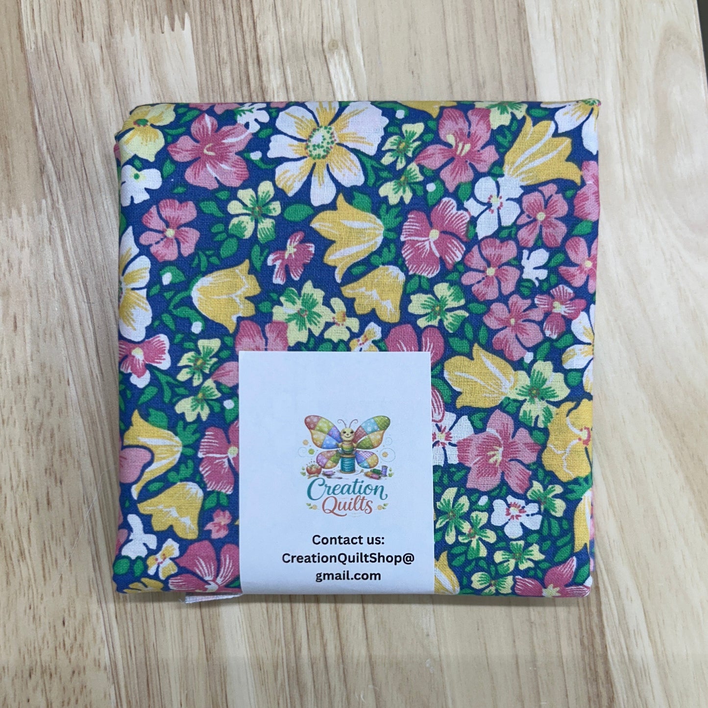 Pink, yellow, and green floral - multi color
